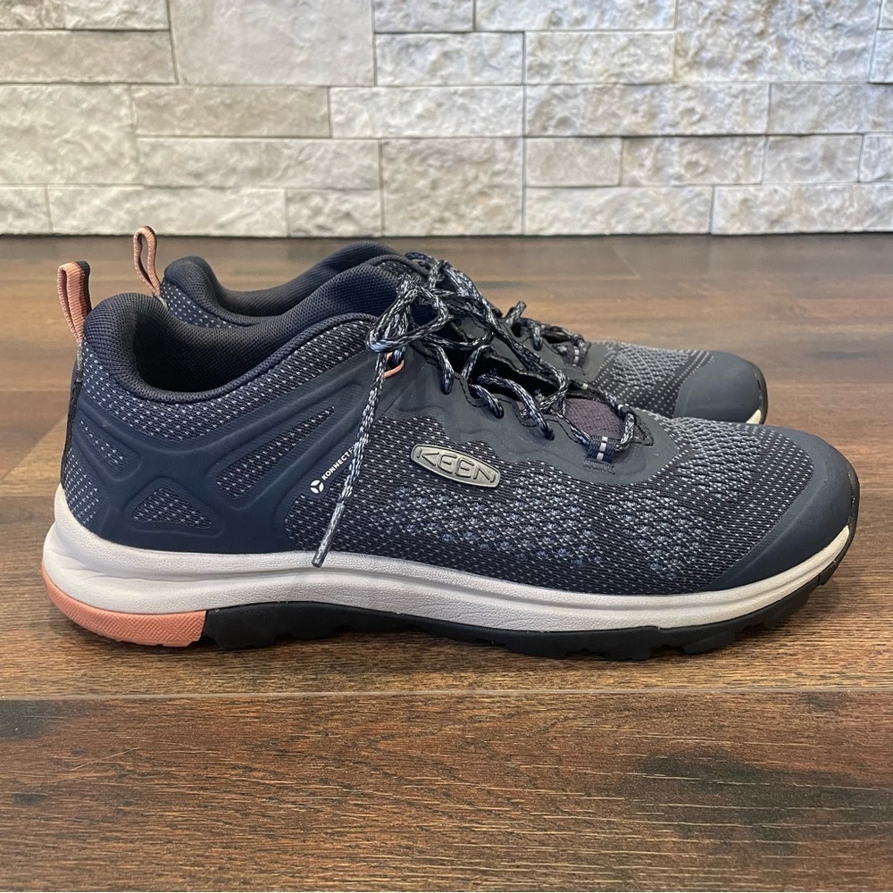 Keen Women's Terradora II Vent Hiking Shoe Blue Nights/Redwood Size 10